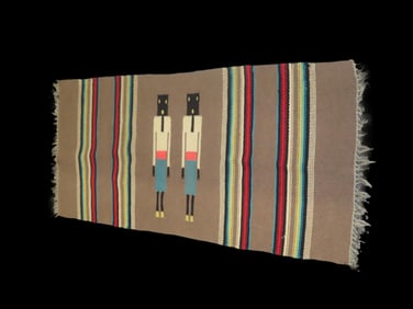 60" x 28" Navajo Woven Rug