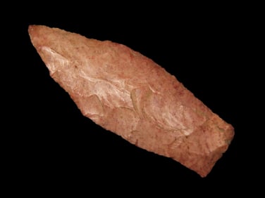 2 13/16" Beaver Lake, Greene Co Illinois, Motley COA, Beautiful Strawberry Burlington Chert, Thin &