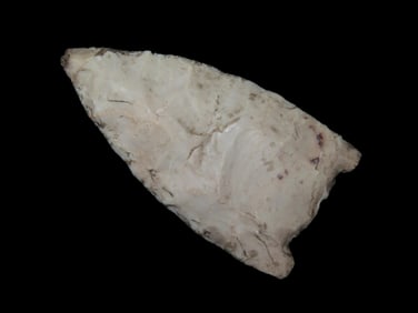 23/8" Paleo Fluted Clovis, Boone Co. Arkansas, Tom Davis COA, Nice Deep Flutes on Both sides, Nice