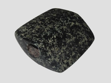 Remarkable Granite Saddle Bannerstone, Motley COA, Calhoun Co. Illinois. Ex Floyd Ritter Collection.