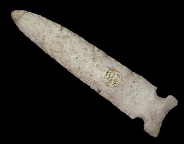 Outstanding 6 3/8" Graham Cave, Madison Co. Illinois. Dickey & Motley COA's. Ex B.W. Stephens 1st