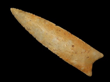 Incredible 3 5/8" Dalton, Greene Co. Illinois, Motley COA, Impeccable Flaking and Great Color.