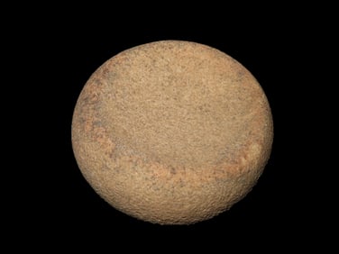 2 1/4" Cahokia Discoidal, Madison Co. Illinois, Motley COA/ Nice Double Cupped Example with Great