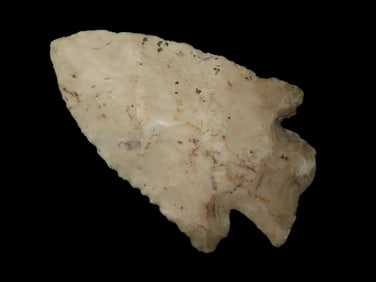2 3/4" Hardin Barbed, Greene Co. Illinois. Amazing Classic Example, Super thin & Well Flaked, Semi