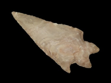 Amazing 3 1/4" Pedernales, Williamson Co. Texas, Nice Form, Needle Tip, Nicely Banded piece of well