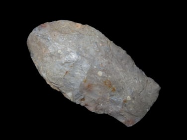 2 1/4" Scottsbluff, Nebraska, Motley COA. Nice example out of Breccia Conglomerate Chert. Indian