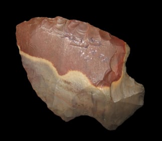 Incredible 2" Horse Creek Chert Arrowhead, Amazing Tri-Colored Example, Found in Northern Alabama,