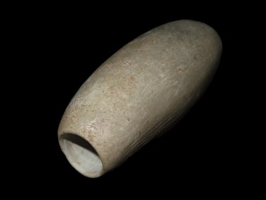 2 3/8" Pipestone Tube Pipe, Ross Co. Ohio, Motely COA. Nicely Shaped & well Polished Example with No