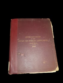 RARE BOOK: Introduction to the Study of Indian Languages, First Edition, 1880, Powell, 228 Pages,
