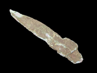 3 7/8" Copper Socketed Spear / Arrowhead, Vilas County Wisconsin. Nice Large Example with Great