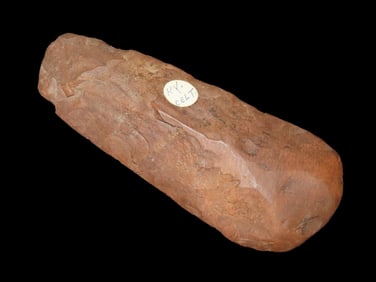 5" Red Jasper Polished Flint Celt, Kentucky. Heavily Patinated example with Great Color & Nice
