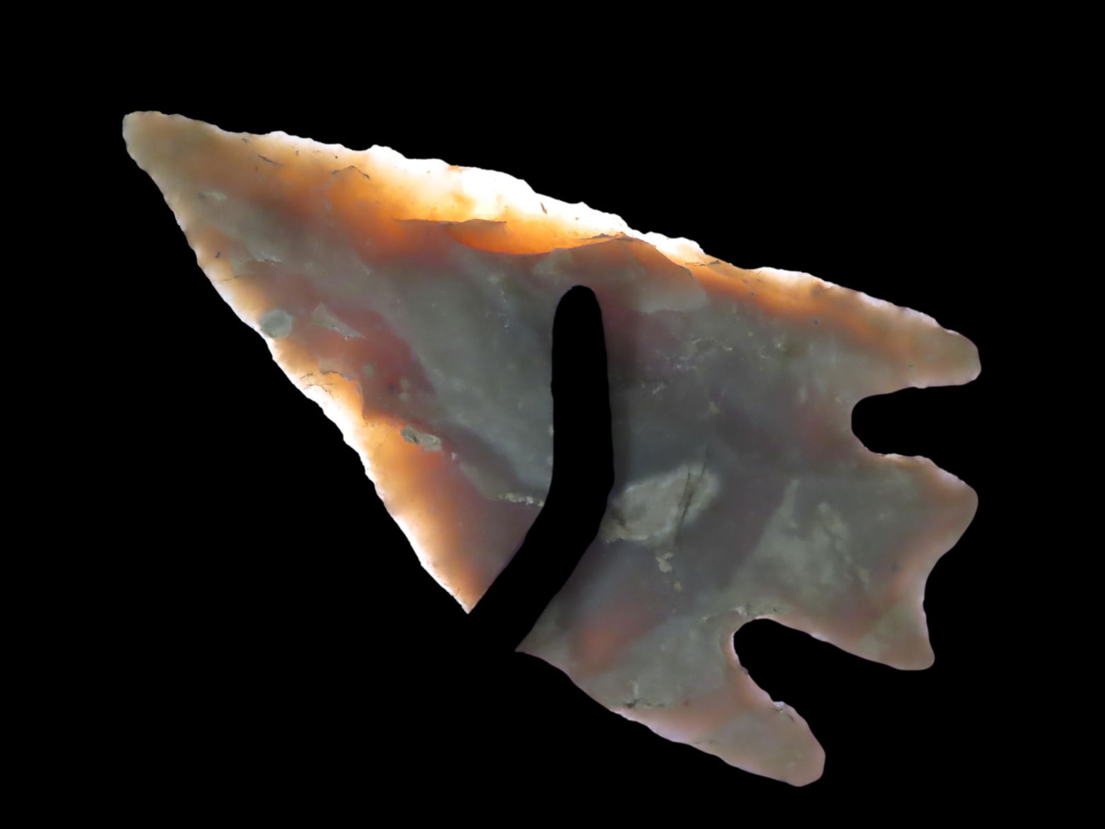 Highly Translucent 3 7/16" Marshall, Bandera County Texas. Beautifully Banded Piece of Heavily (1 of 6)