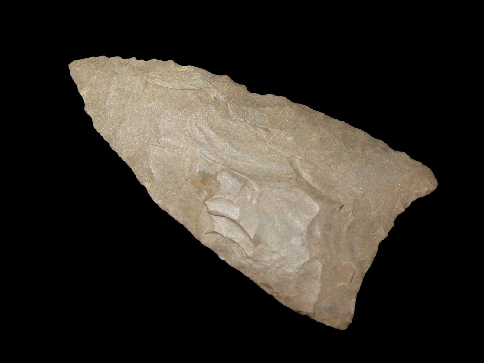 2 1/4" Paleo Clovis, Christian County Kentucky, Well Patinated Example (1 of 4)