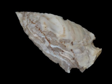 3 1/4" Etley, Cooper County Missouri, Colorful Mozarkite Chert. Great Example. Ex Floyd Ritter,