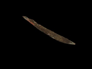 3" Copper Awl / Needle / Hairpin, Vilas County Wisconsin. Nice Example with Great Original Patina.