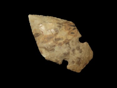Colorful Colorado Side Notch, Lincoln County Co. Well Flaked Example, Indian Arrowhead, Artifact