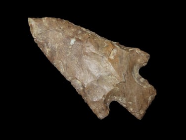 2 3/4" Smith, Wayne County Tennessee, Heavily Patinated Dover Chert, Nice Well Made Example, Ex