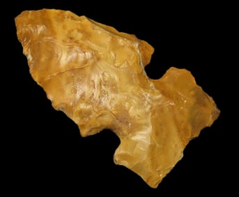 Colorful Colorado Side Notch, Lincoln County Co. Well Flaked Example, Indian Arrowhead, Artifact