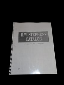 COPY OF THE B.W. STEPHENS COLLECTION CATALOG, A FAMOUS OLD TIME INDIAN ARTIFACT COLLECTOR