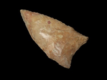 1 7/8" Dalton, St Charles County Missouri, Well Flaked & Very Colorful Example, Indian Arrowhead,