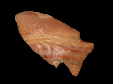 2 1/4" Colorful Stillwell, Wayne County Ohio, Amazing Color, Thin & Well Flaked Example