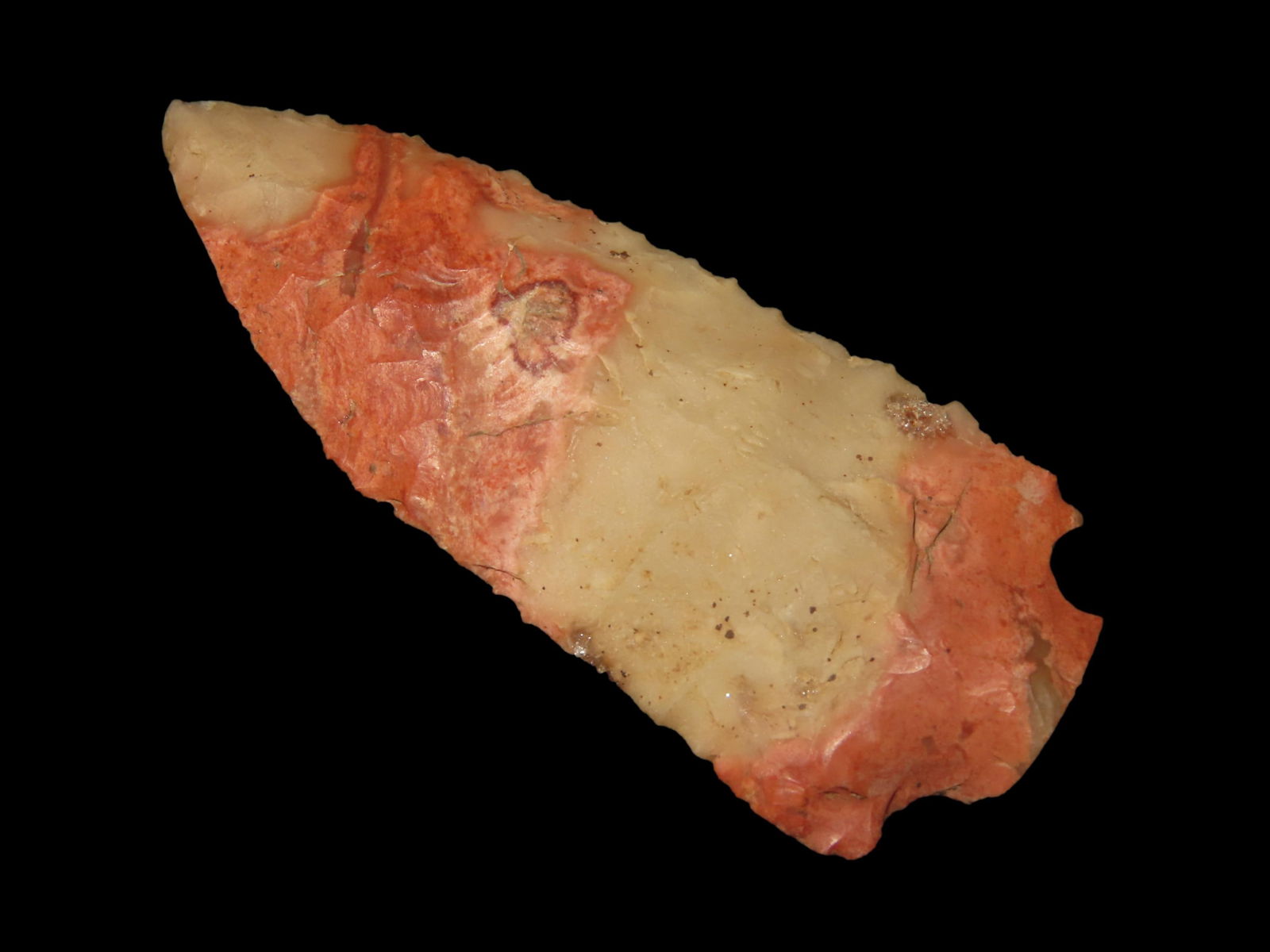 Colorful 2 1/4" Corner Notch, Lincoln County Colorado, Indian Arrowhead, Artifact. Great Color (1 of 6)