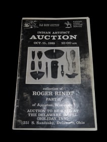 1989 Roger Rindt (Wisconsin) Indian Artifact Collection Auction Catalog Part 2, Old Barn/Painter