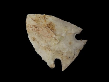 Incredible Kirk Corner Notch, Knox County Ohio, 1 1/2" Long, Exceptional Form & Flaking, Great
