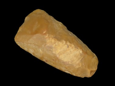 3" Polished Flint Celt, Kentucky, Made from St Louis Green Chert, Nice form, Great Polish