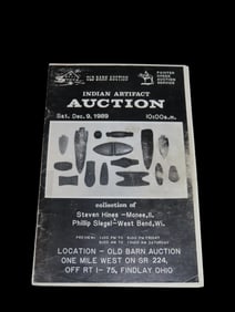 1989 Old Barn/Painter Creek Auction Catalog of an Illinois & Wisconsin Collection, Full of Pendants
