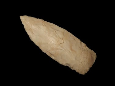 2 1/8" Agate Basin, Lincoln County Colorado, Well Flaked Example. Indian Arrowhead, Artifact