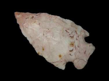 2 5/8" Colorful Hopewell, St Charles County Missouri, Great Color, Very thin & well Flaked with Nice