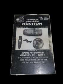 1991 Edgar Puterbaugh (ohio) Indian Artifact Collection Auction Catalog Part 1, Old Barn/Painter