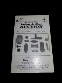 1991 Roy Tucker (Missouri) Indian Artifact Collection Auction Catalog, Old Barn/Painter Creek
