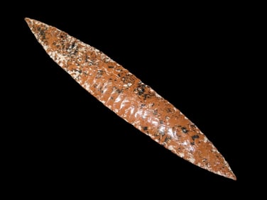 Incredible 10" Colima Bipoint Sword/Blade, Mexico, Mahogany Obsidian. Ex Dr Harner Collection.