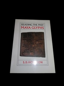 READING THE PAST, MAYA GLYPHS, 64 PAGES TEACHING THE DEFINITIONS OF THE MAYAN ALPHABET, LETTERS,