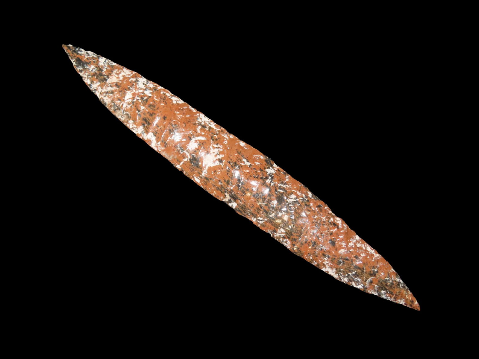 Incredible 9 3/4" Colima Bipoint Sword/Blade, Mexico, Mahogany Obsidian. Ex Dr Harner Collection. (1 of 9)