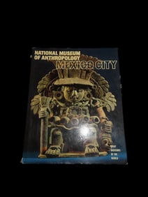 NATIONAL MUSEUM OF ANTHROPOLOGY, MEXICO CITY, HARDBACK, FULL OF GREAT PICTURES & INFO OF