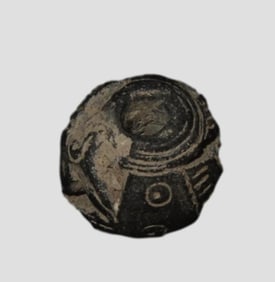 Amazing Bird Effigy Bead, Pre-Columbian, Very Intricate Bird Engraved on Both Sides, Great Detailed