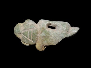 Mezcala Figure, Guerrero México. Pre Columbian. Ex Benjamin Vega, CA. Acquired from Gene and