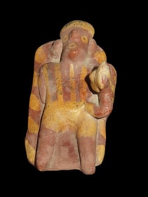 Pre-Columbian Cradleboard Human Effigy, Pottery. Great Example.