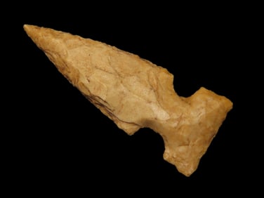 Cahokia Sidenotch, Madison County Illinois, Indian Arrowhead, Artifact, Spear.