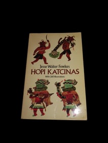 HOPI KACHINAS, 1985, JESSE WALTER FEWKES. 162 PAGES WITH 260 ILLUSTRATIONS. GREAT BOOK THE DIFFERENT