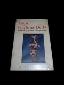 HOPI KACHINA DOLLS WITH A KEY TO THEIR IDENTIFICATION, HARDBACK, 150 PAGES FULL OF OVER 200 PICS &