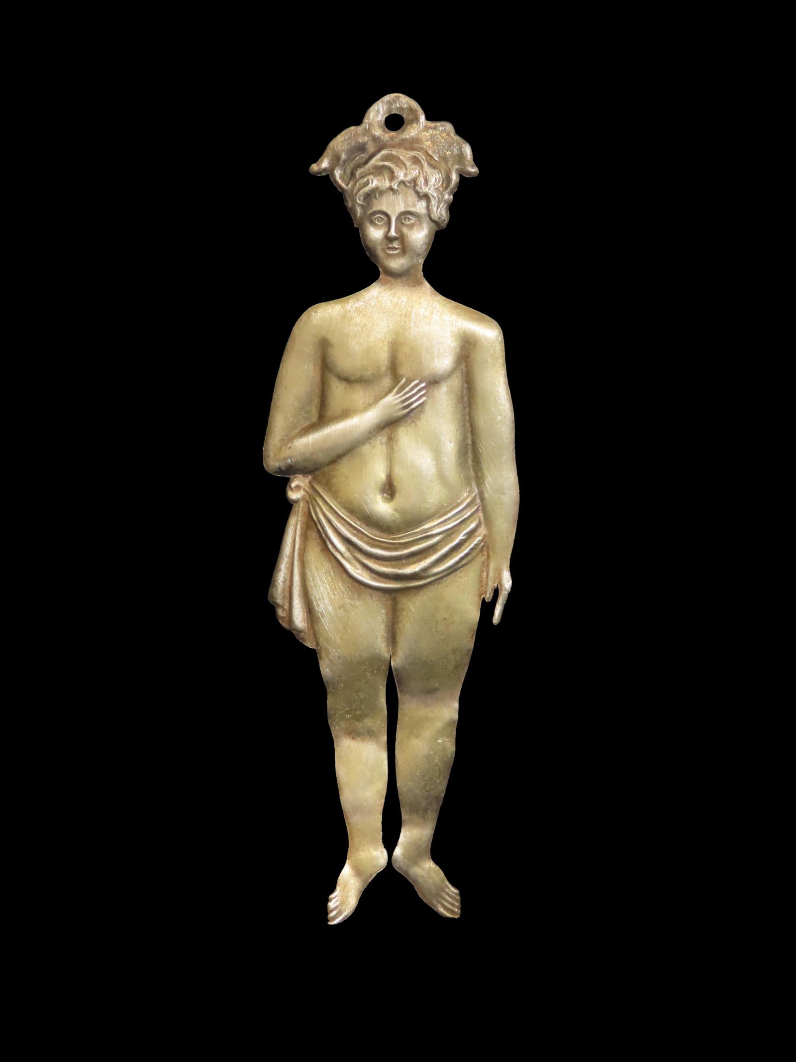 Large 8" Colonial Silver Milagro Pendant, Circa 1800's-early 1900's. Early Mexican / Spanish Era (1 of 7)