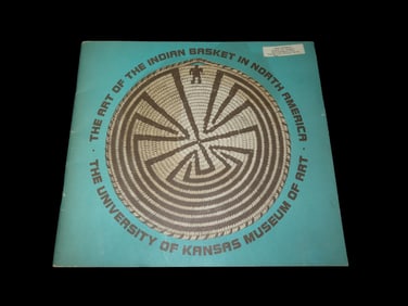 THE ART OF THE INDIAN BASKET IN NORTH AMERICA, 1975, GREAT BOOK SHOWING THE DIFFERENT BASKETS &