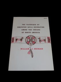 "THE TECHNIQUE OF PORCUPINE QUILL DECORATION AMONG THE INDIANS OF NORTH AMERICA" BOOK FULL OF PICS &