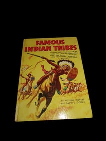 FAMOUS INDIAN TRIBES, 1954, HARDBACK, 65 PAGES FULL OF PICS & INFO
