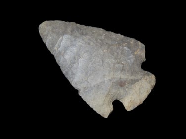 Colorful Kirk Corner Notch, Howell County Michigan, ex John Morriss Collection, Thin & Well flaked