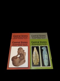 LOT OF 4 CENTRAL STATES ARCHAEOLOGICAL JOURNALS